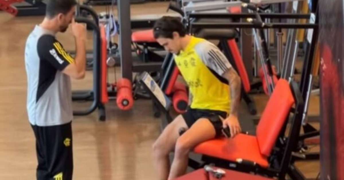 Pedro, do Flamengo, mostra evolução na recuperação.