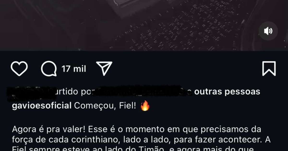 Campanha de arrecadação da Organizada do Corinthians para quitar dívida da Arena