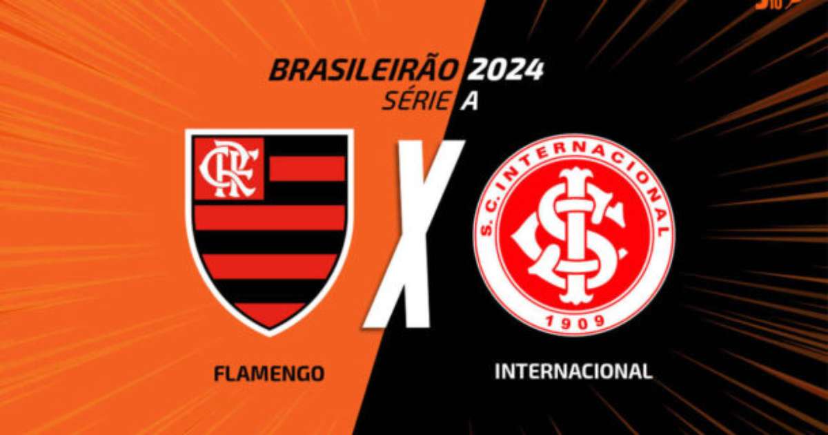 Flamengo x Internacional: transmissão, times e arbitragem da partida de futebol.