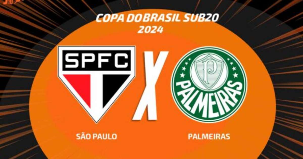 São Paulo x Palmeiras na Copa do Brasil sub-20: onde assistir