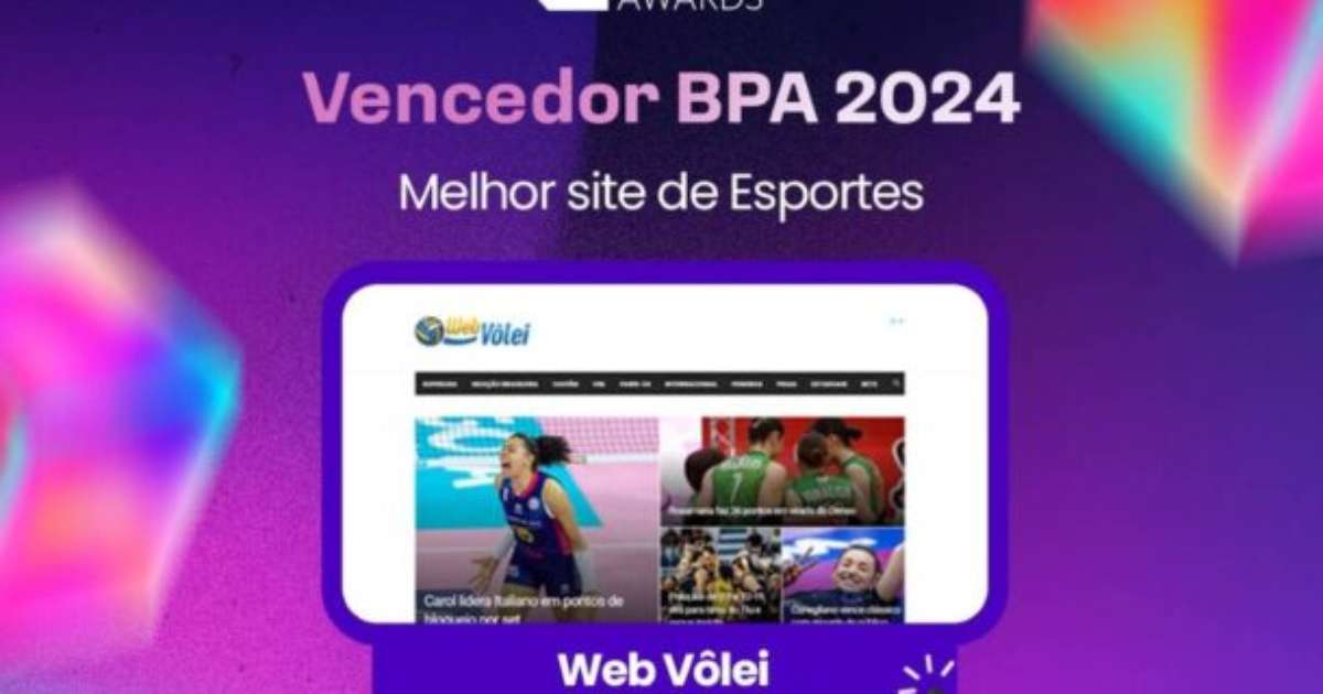 Web Vôlei Conquista o Prêmio de Melhor Site de Esportes no Brasil Publisher Awards 2024