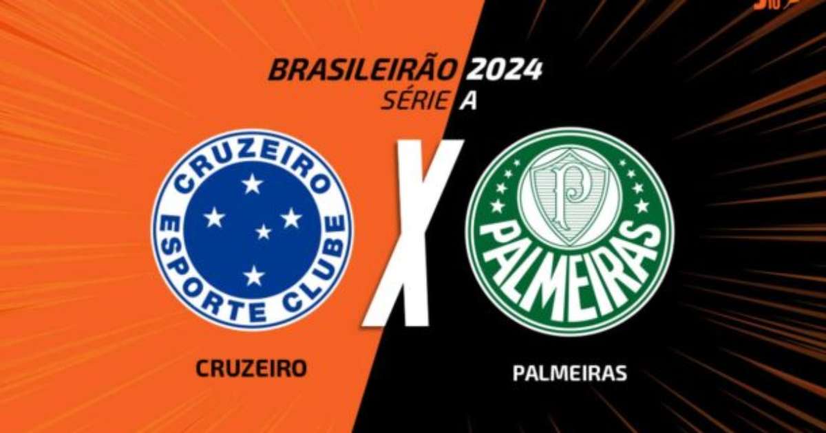Jogo entre Cruzeiro e Palmeiras: transmissão, escalações e arbitragem