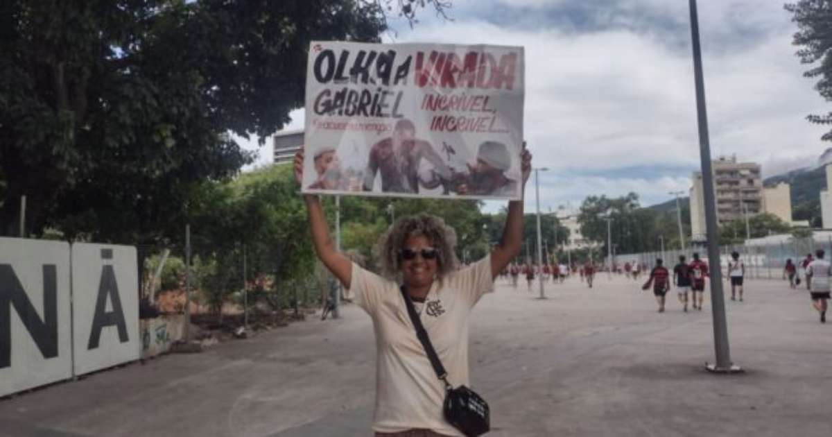 Torcedores se dirigem ao Maracanã para homenagear Gabigol.