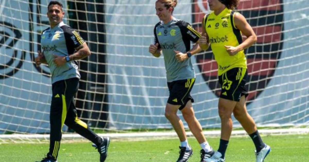 Discurso de Filipe Luis e Marcos Braz em Treino Final do Flamengo