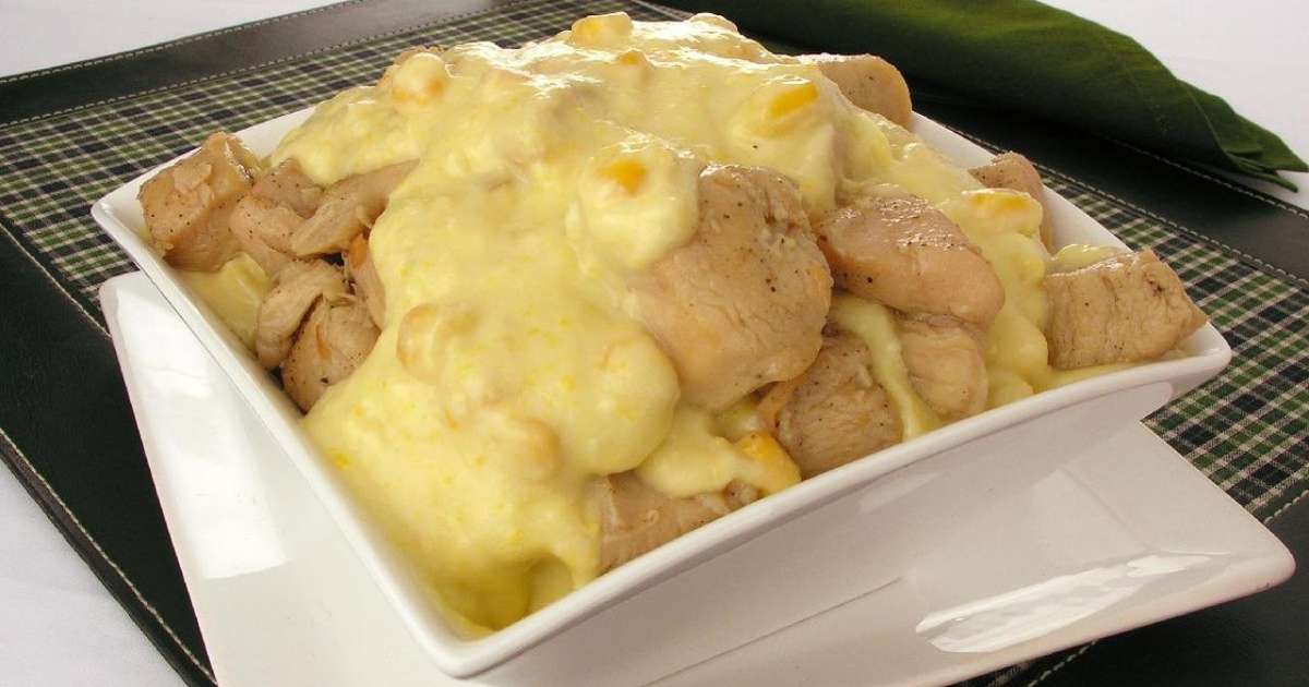 Frango com creme de milho ao requeijão: pronto em meia hora