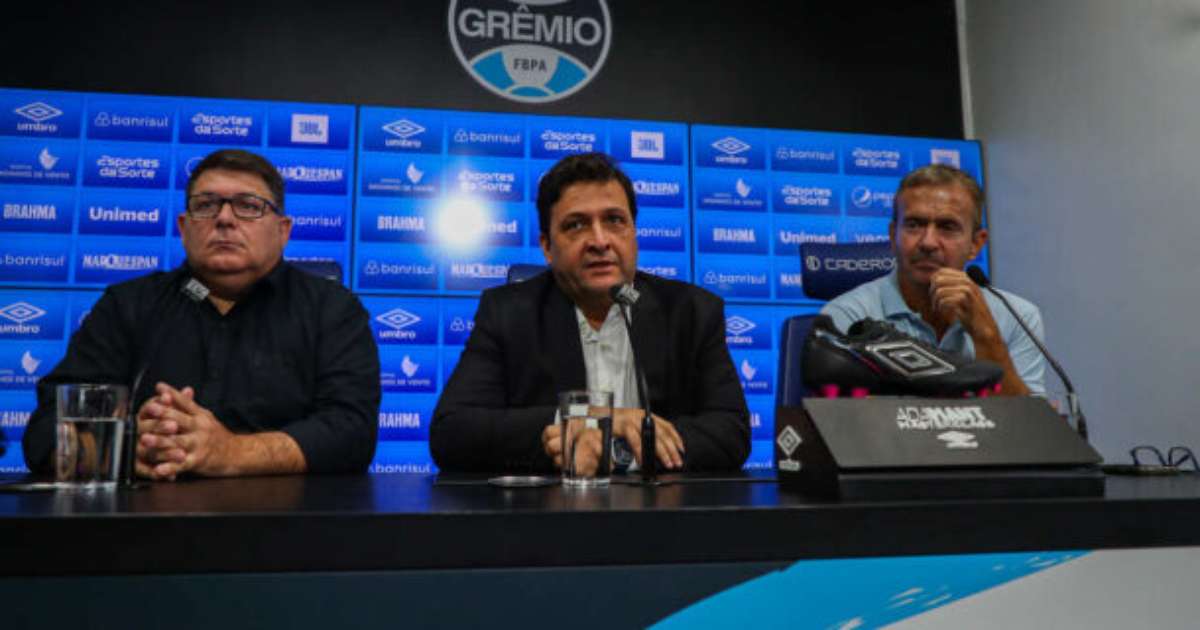 Dirigentes do Grêmio explicam processo de contratação de novo técnico