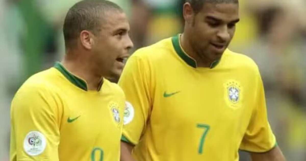 Orgulho de Adriano: Ronaldo exalta desempenho do jogador fora de campo.