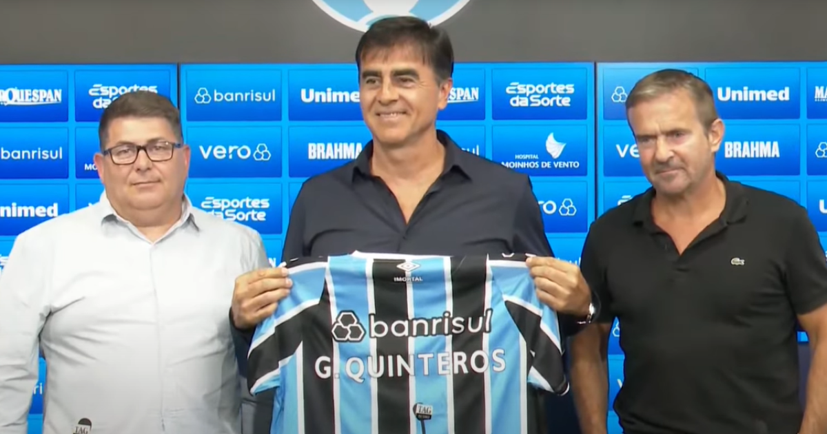 Gustavo Quinteros assume comando técnico do Grêmio, reforçando equipe para próximos desafios.
