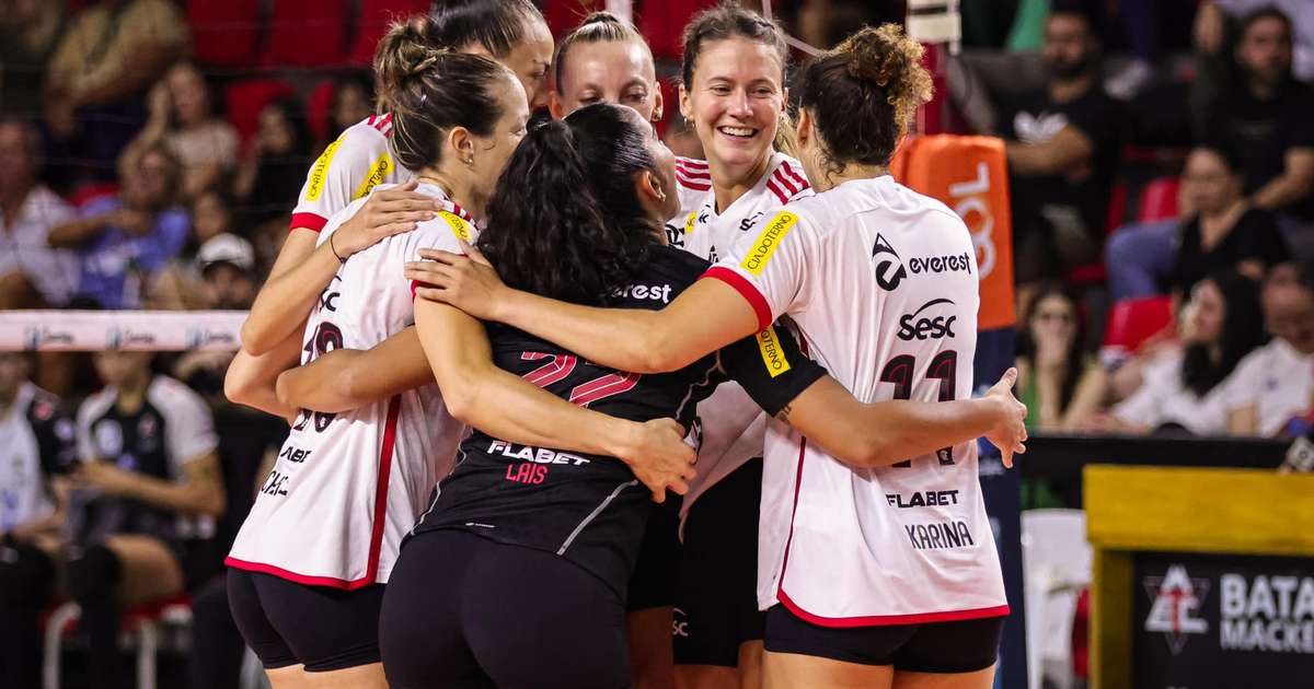 VIRADA IMPONENTE! Mengão mostra força e conquista vitória fora de casa na Superliga!