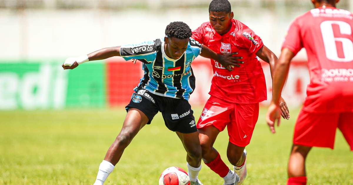 Grêmio garante liderança do grupo na Copinha com empate contra Atlético Guaratinguetá