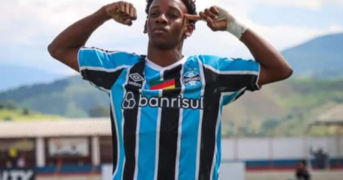 Gabriel Mec se destaca em vitória do Grêmio sobre o Goiás na Copinha.