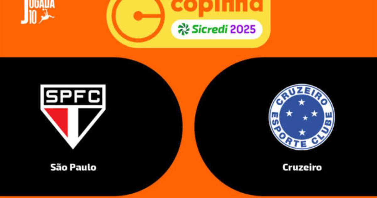 São Paulo x Cruzeiro na Copinha: transmissão, times e arbitragem.