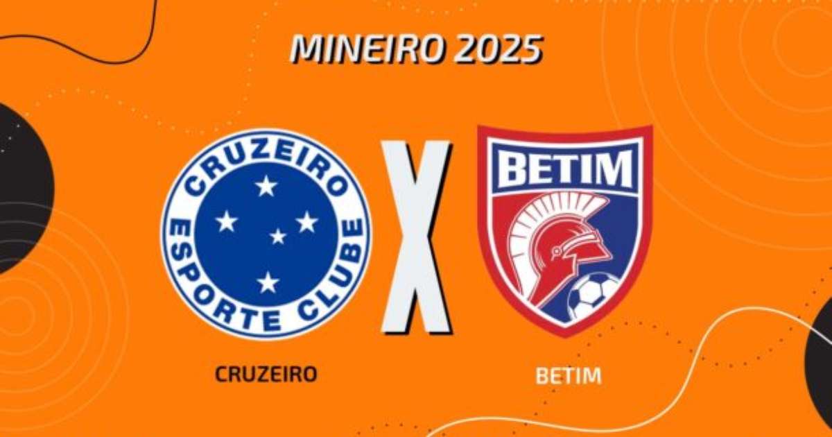 Transmissão, Times e Arbitragem do Jogo entre Cruzeiro e Betim