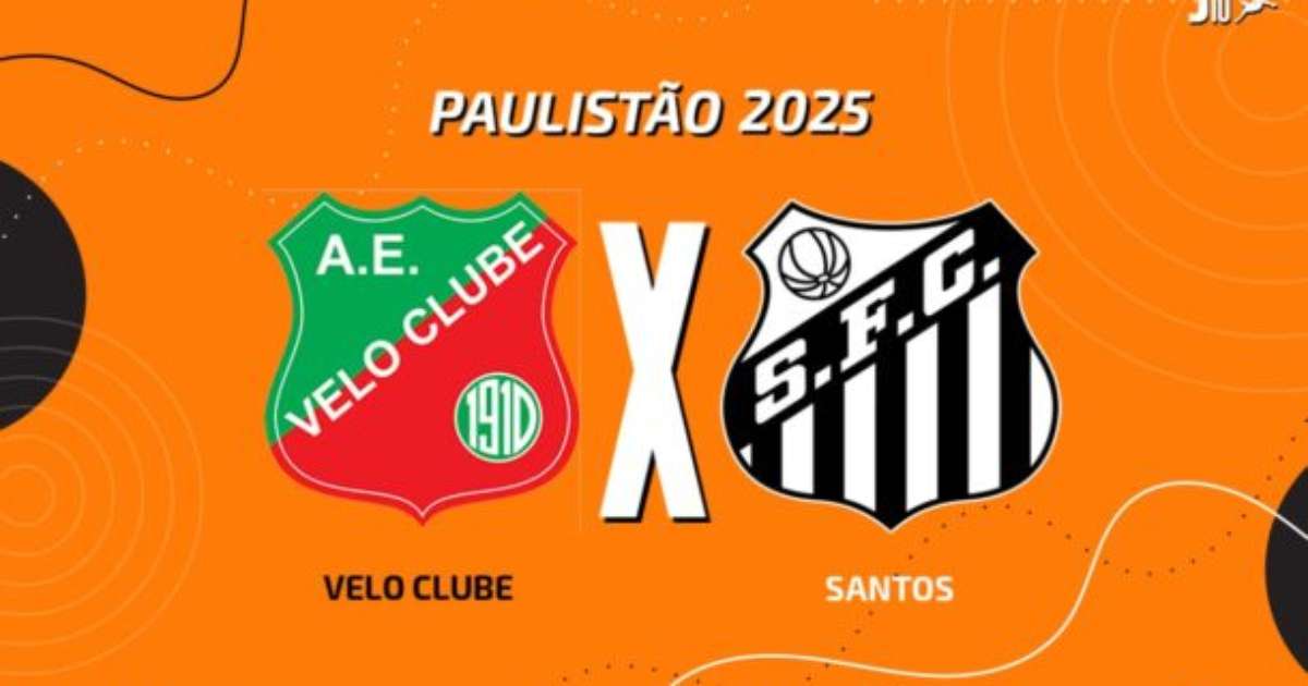 Velo Clube x Santos, AO VIVO, com a Voz do Esporte, às 17h