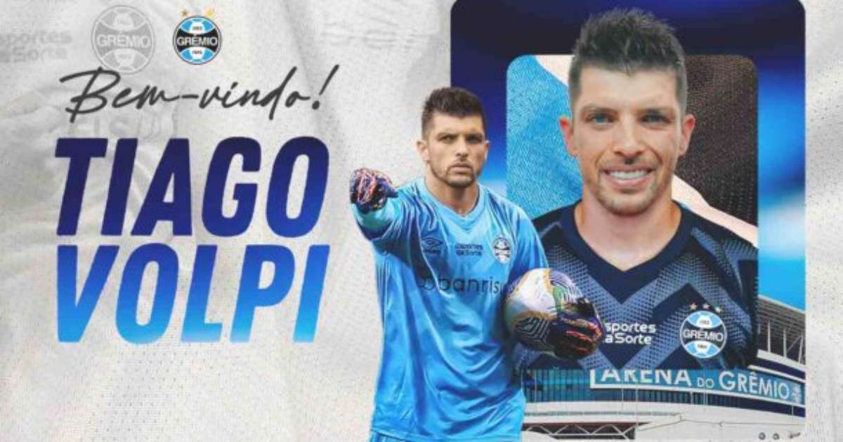 Grêmio reforça elenco com a contratação do goleiro Tiago Volpi