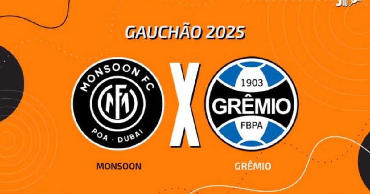 Monsoon x Grêmio: onde assistir, escalações e arbitragem