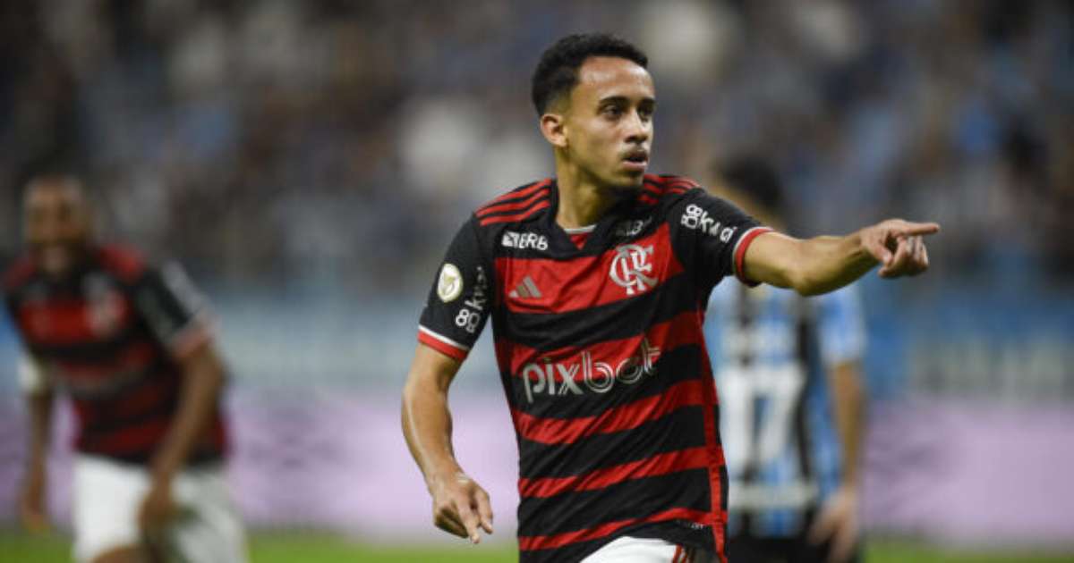 Santos busca empréstimo de Matheus Gonçalves, atacante do Flamengo.