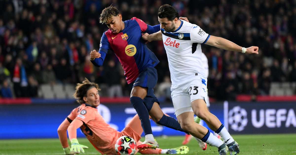 Atalanta busca empate e segura o Barcelona em jogo disputado