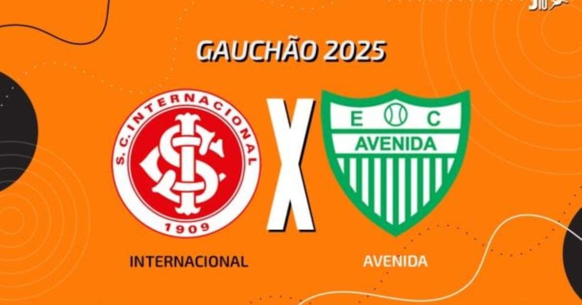 Internacional x Avenida, AO VIVO, com a Voz do Esporte, às 19h