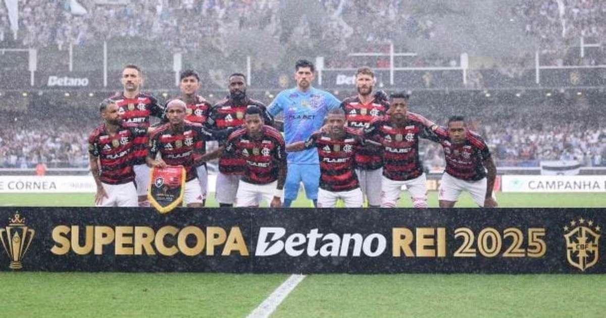 Flamengo ganha bonificação financeira após conquistar a Supercopa do Brasil.