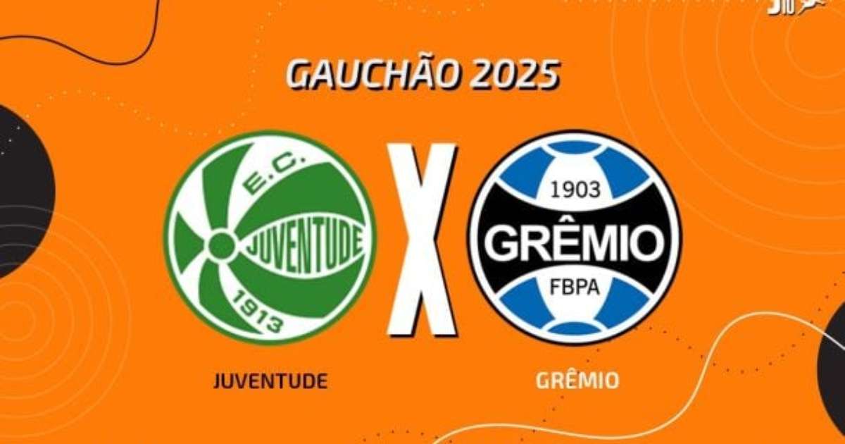 Juventude x Grêmio: transmissão, times e arbitragem do jogo de futebol.