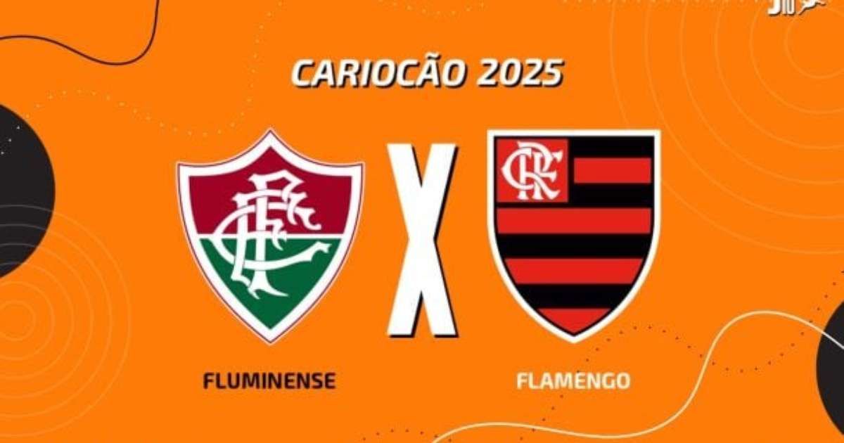 Clássico carioca entre Fluminense e Flamengo com transmissão AO VIVO.