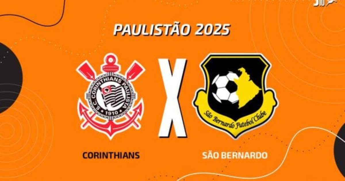 Corinthians x São Bernardo, AO VIVO, com a Voz do Esporte, às 19h