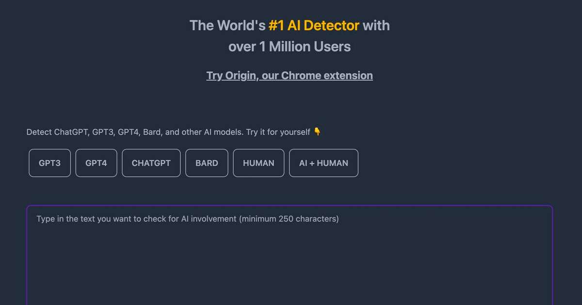 Detector ChatGPT: 9 serviços e aplicativos para saber se um texto foi gerado pela IA da OpenAI