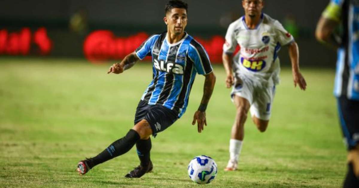 Destaque de Cristian Olivera no Grêmio anima torcida e equipe técnica