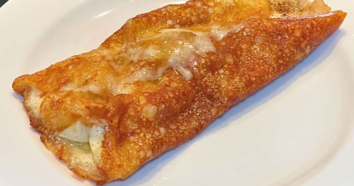 Panqueca crocante de banana: 2 ingredientes, muito sabor