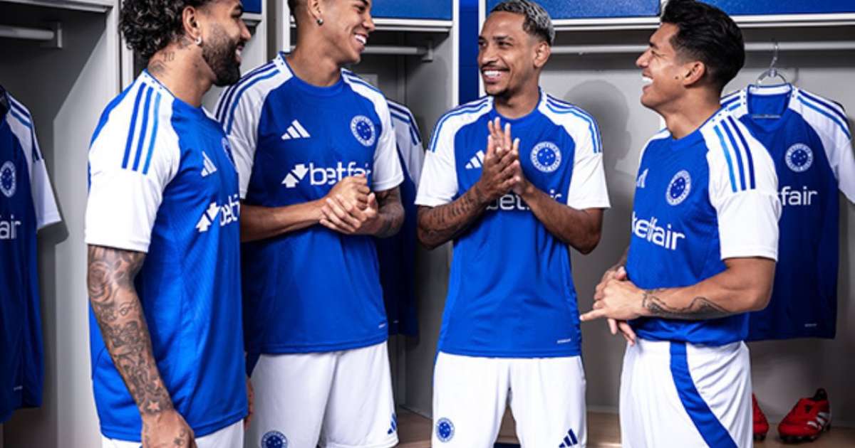 Cruzeiro lança nova camisa para a temporada de 2025