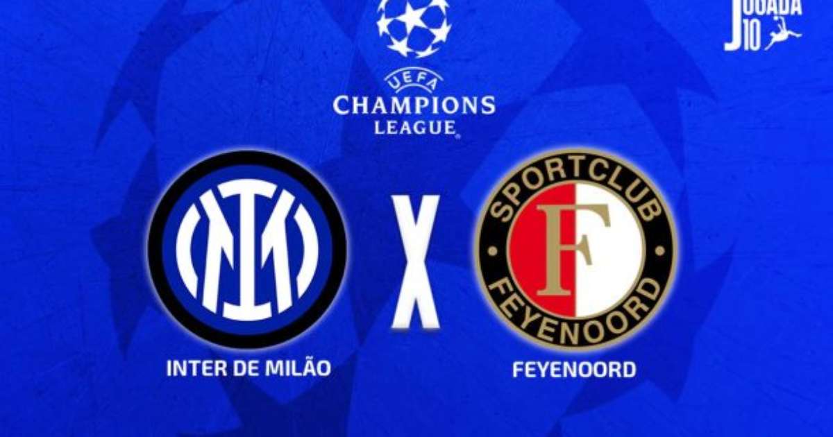Inter de Milão x Feyenoord: onde assistir, escalações e arbitragem