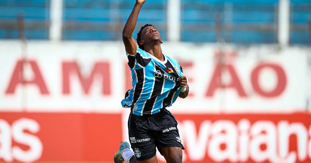 Lesão de Gabriel Mec no Grêmio resulta em corte do Sul-Americano Sub-17.