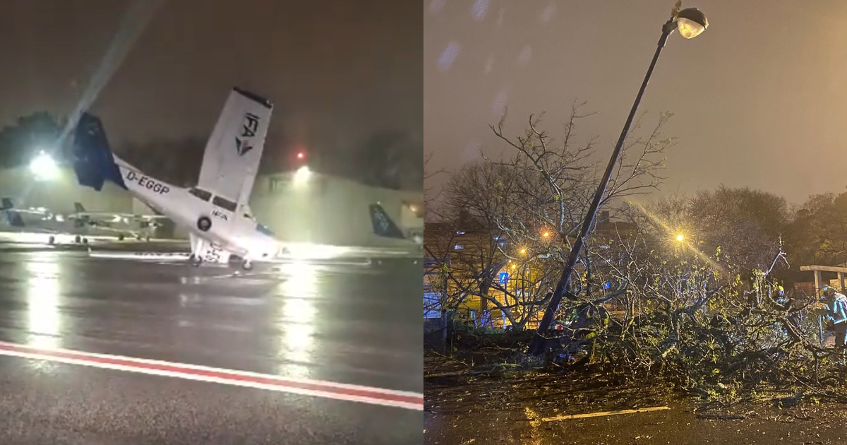 Tempestade vira aviões, derruba árvores e causa estragos em Lisboa; veja vídeos