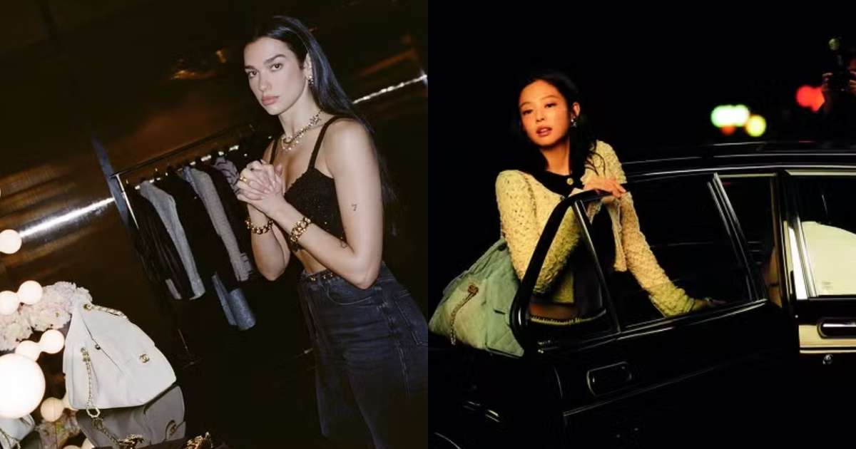 Dua Lipa e Jennie estrelam campanha de nova bolsa comemorativa da Chanel; veja o lançamento