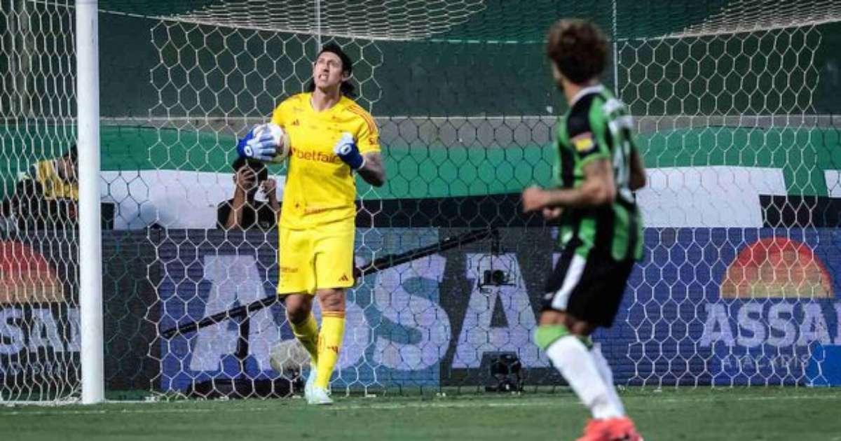 Cássio reconhece desempenho aquém do esperado do Cruzeiro no Campeonato Mineiro.