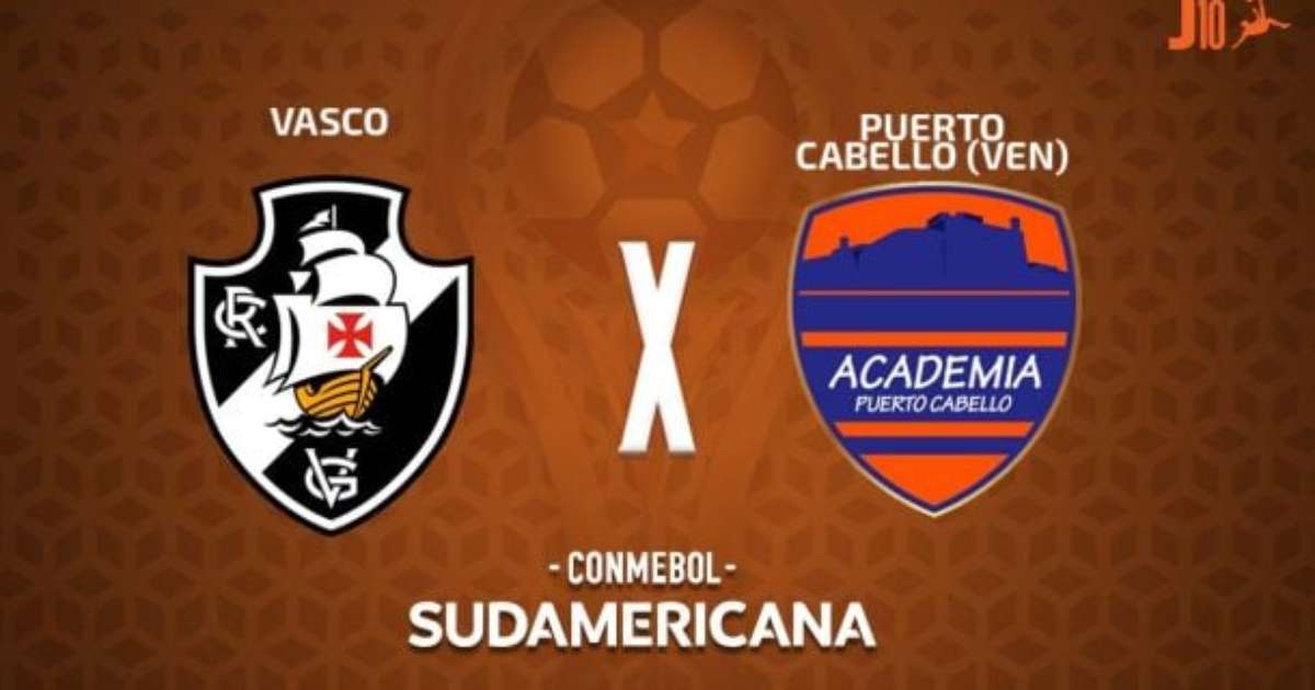 Vasco x Puerto Cabello (VEN): onde assistir, escalações e arbitragem