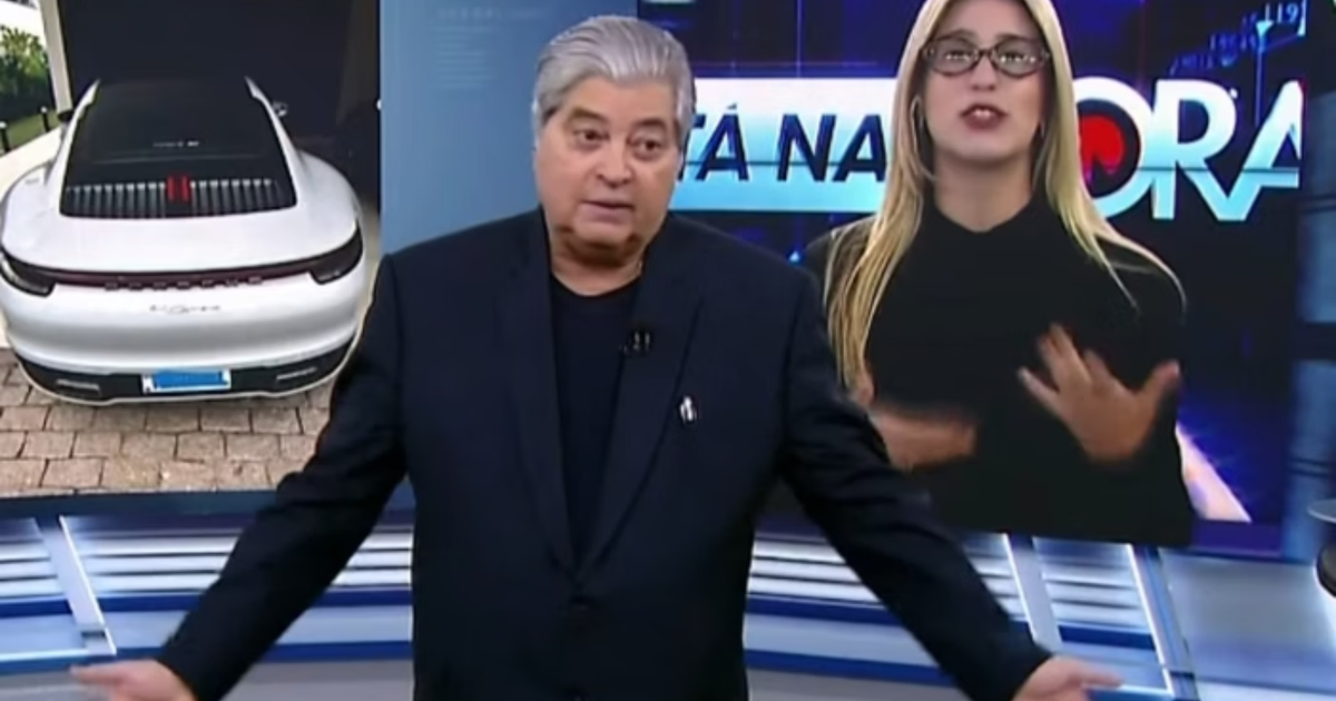 Ao vivo no SBT, Datena perde a paciência com repórter: 'Fala a notícia ...