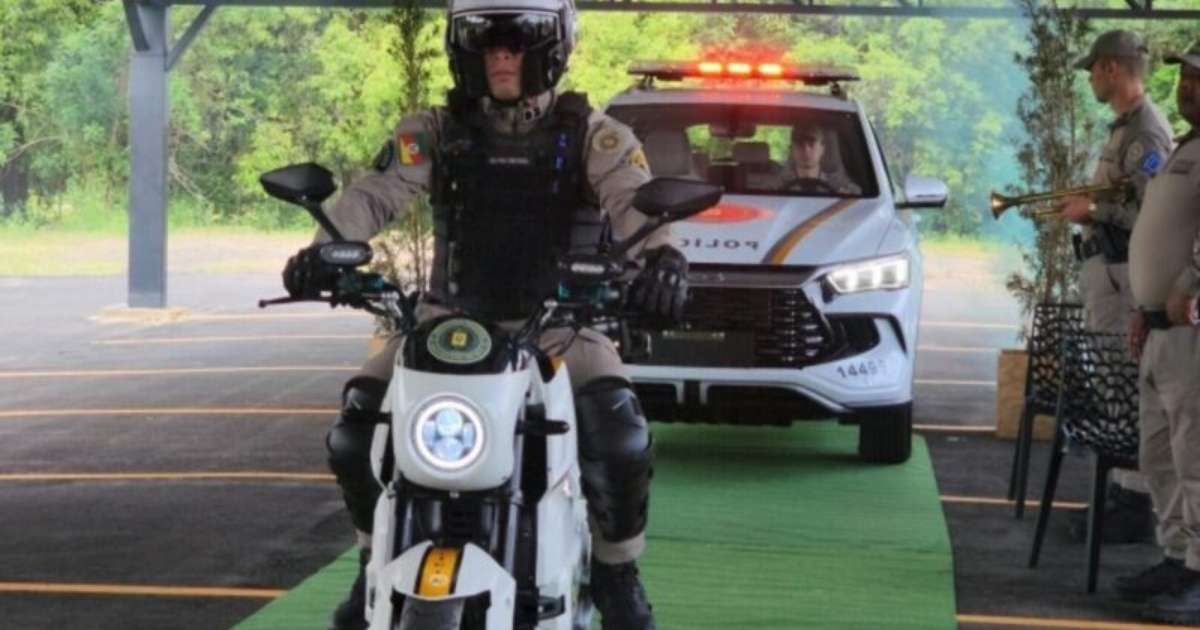BM apresenta moto e viatura elétrica no South Summit Brazil