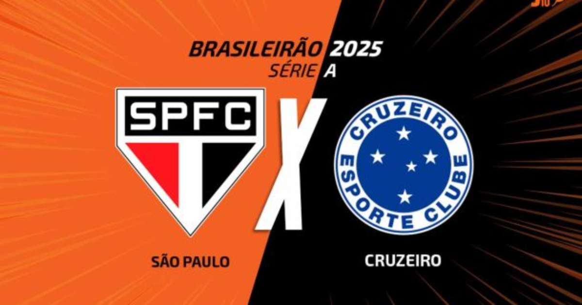HOJE! São Paulo x Cruzeiro: escalações