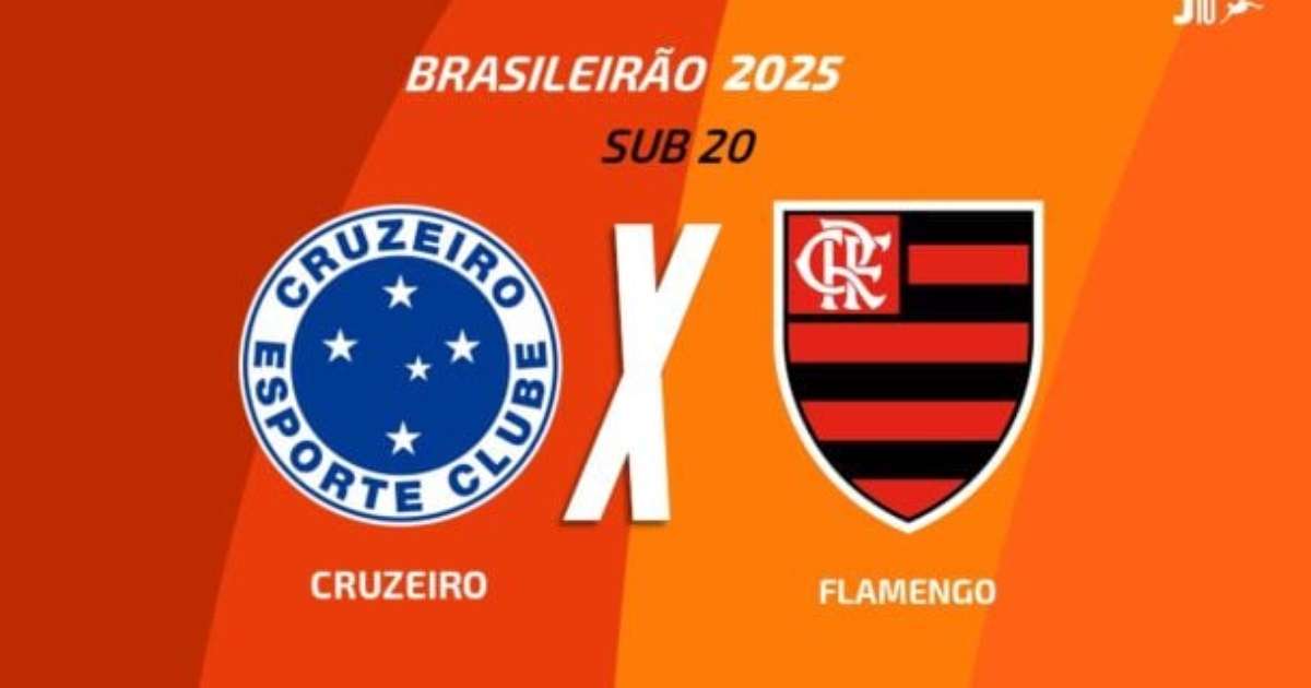 Transmissão, Times e Arbitragem de Cruzeiro x Flamengo (Sub-20) no Futebol.