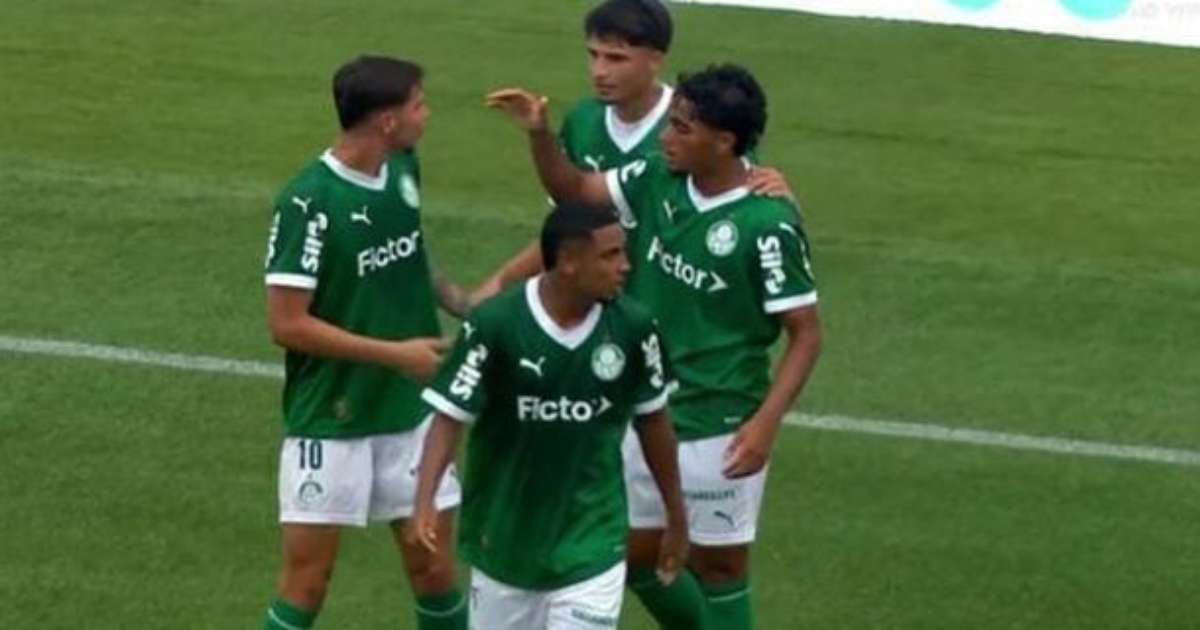 Palmeiras vence o Corinthians e assume liderança do Brasileirão sub-20