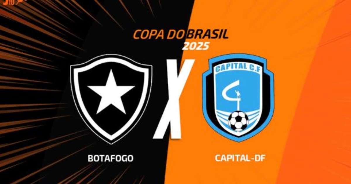 Botafogo x Capital (DF): onde assistir, escalações e arbitragem