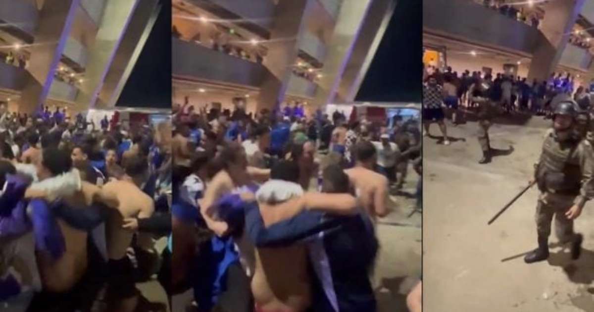 Torcedor do Cruzeiro relata violência policial em triunfo sobre o Flamengo