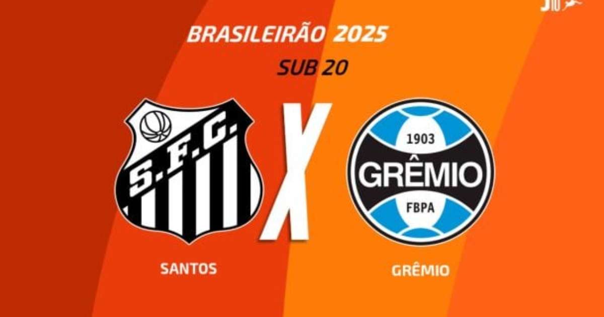 Santos x Grêmio Sub-20: transmissão, escalações e arbitragem da partida de futebol