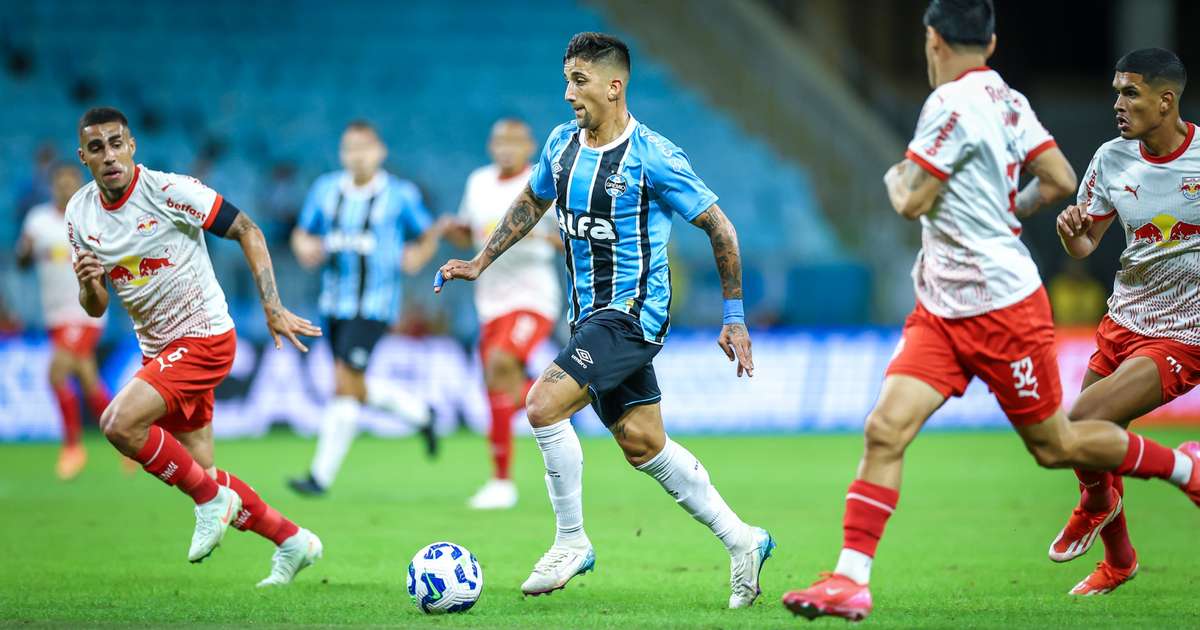 Grêmio sai na frente, porém cede empate ao RB Bragantino