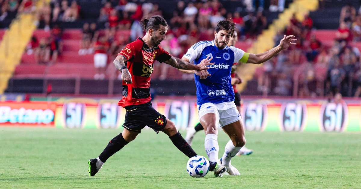 Cruzeiro atropela o Sport na Ilha do Retiro com domínio absoluto.