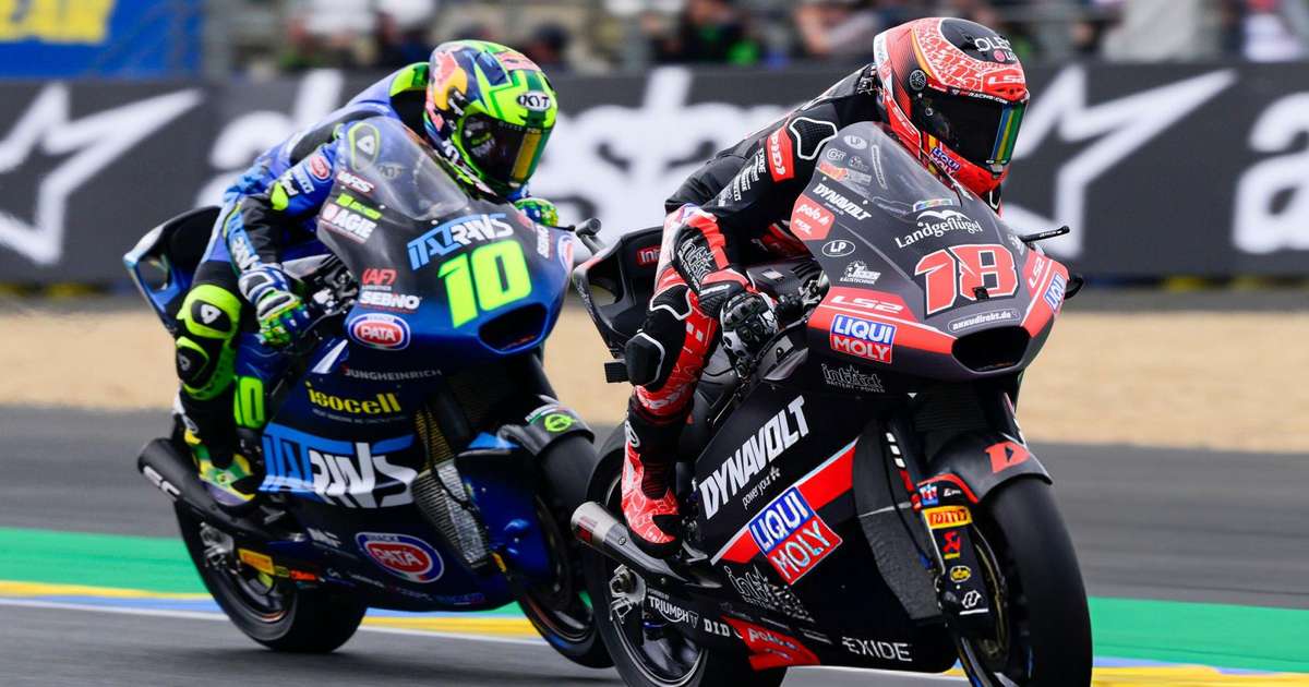 Moto2: Diogo Moreira fica perto do pódio, González vence