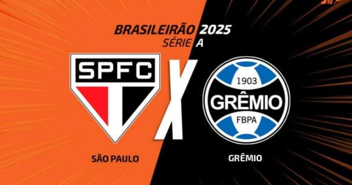 São Paulo x Grêmio: transmissão, times e arbitragem do jogo de futebol.