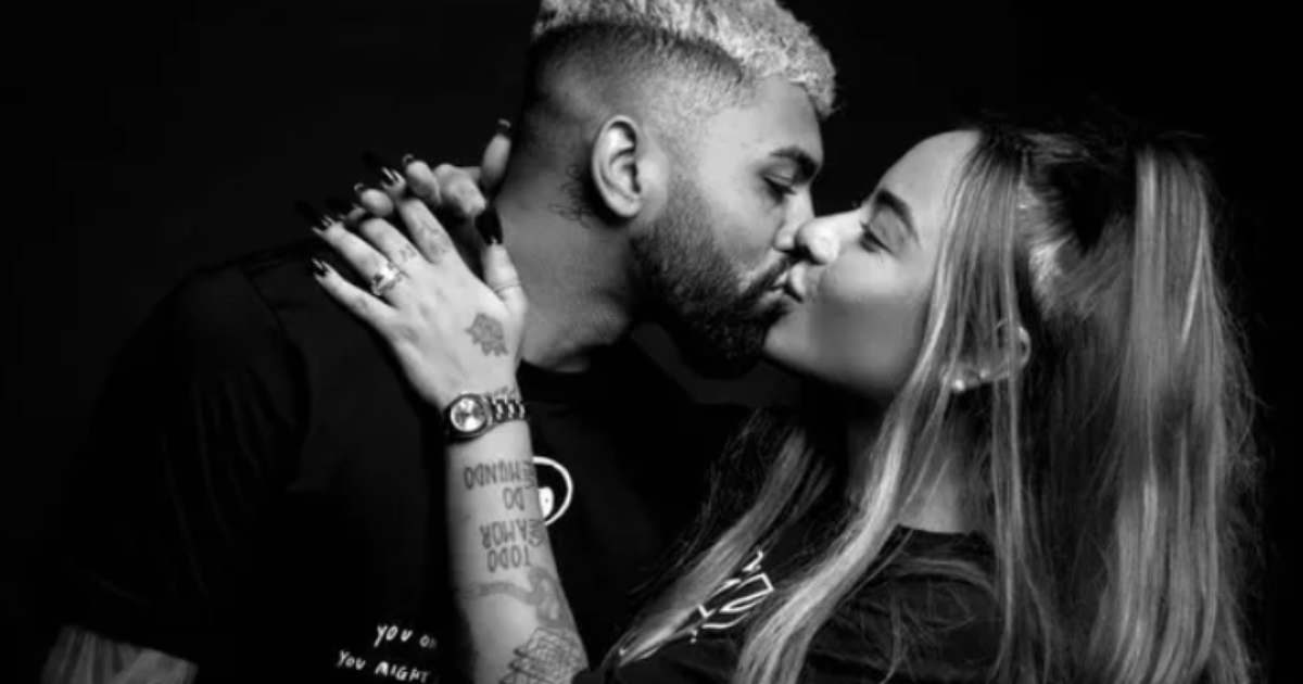 Gabigol homenageia Rafaella e confirma relacionamento com influencer após gol.